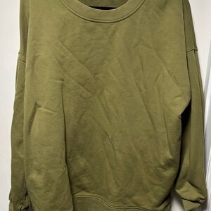 Lululemon Olive Green Sweatshirt size 12.
